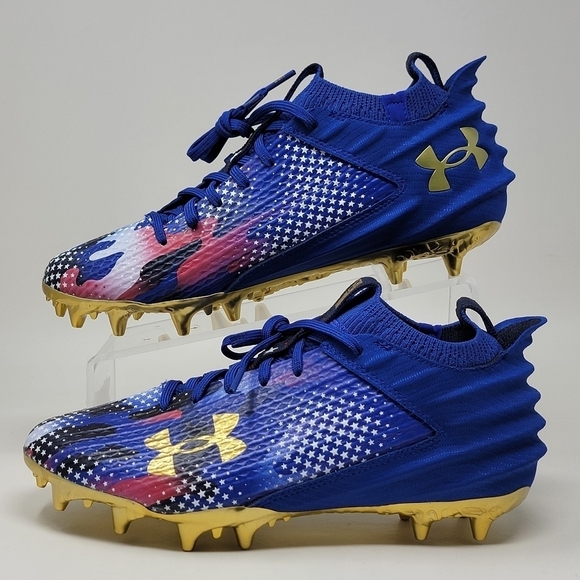 Under Armour Men’s UA Spotlight 4 MC USA Football Cleats 3027307-400 Size 8 New